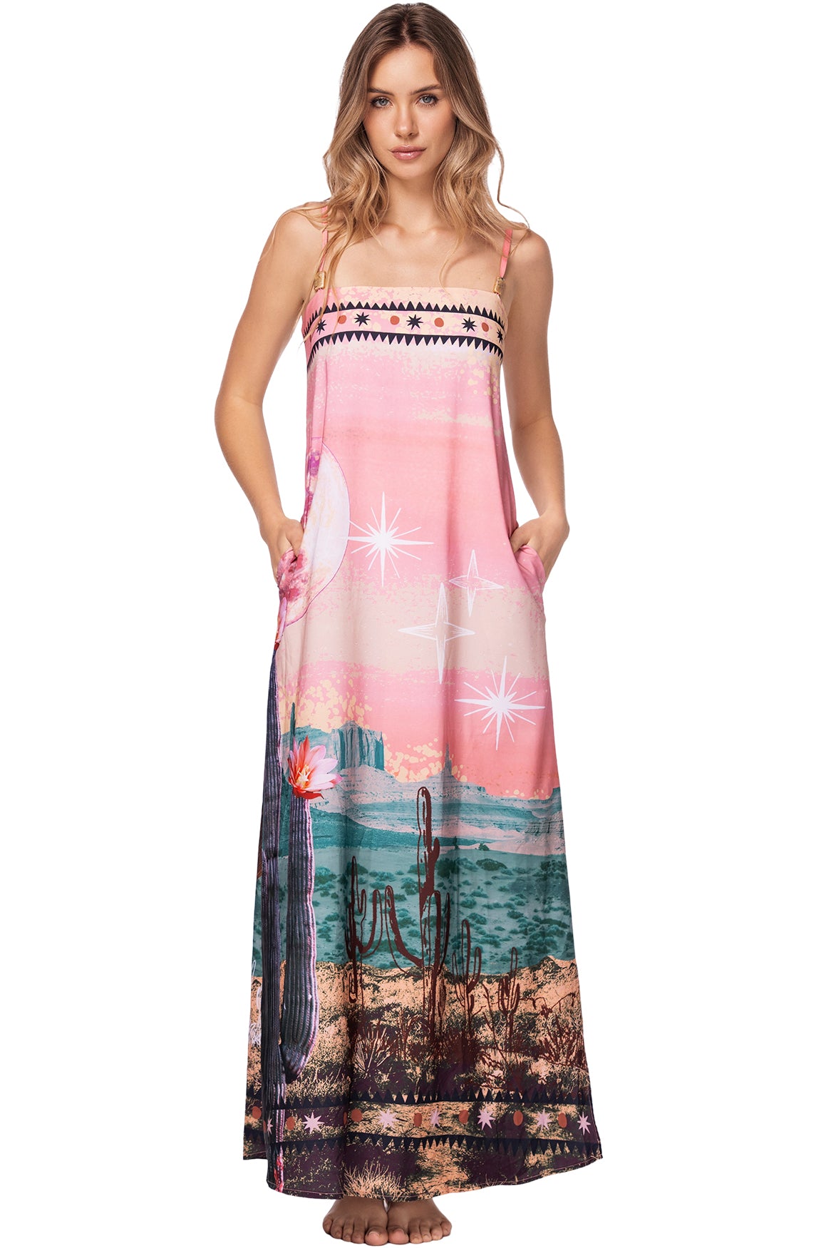 VESTIDO CELESTE DESERT