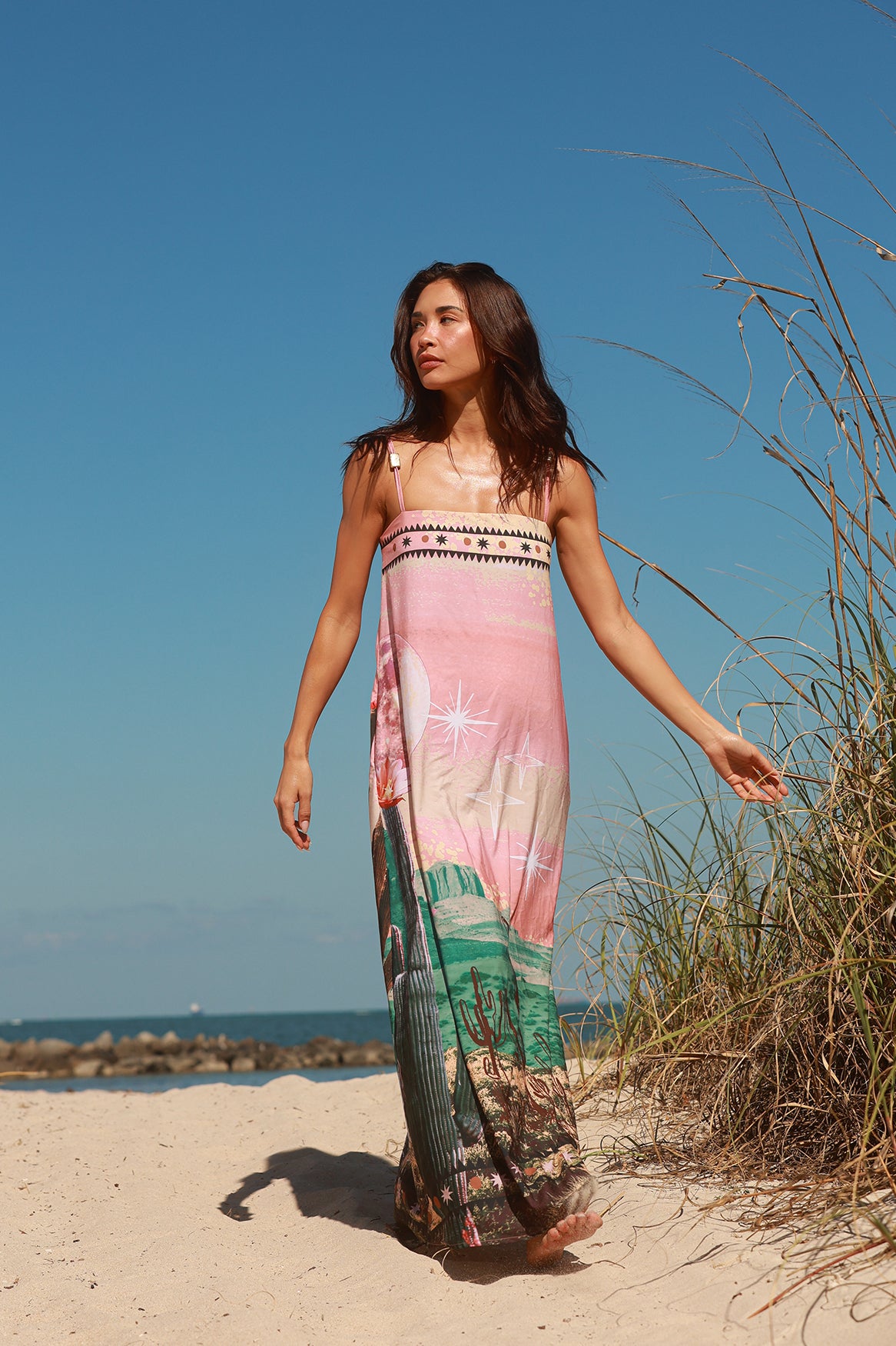 VESTIDO CELESTE DESERT