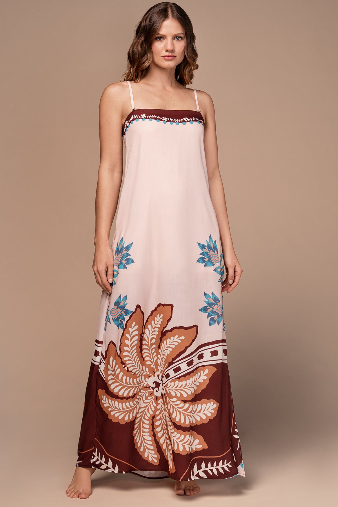 VESTIDO CELESTE FIORENTINA