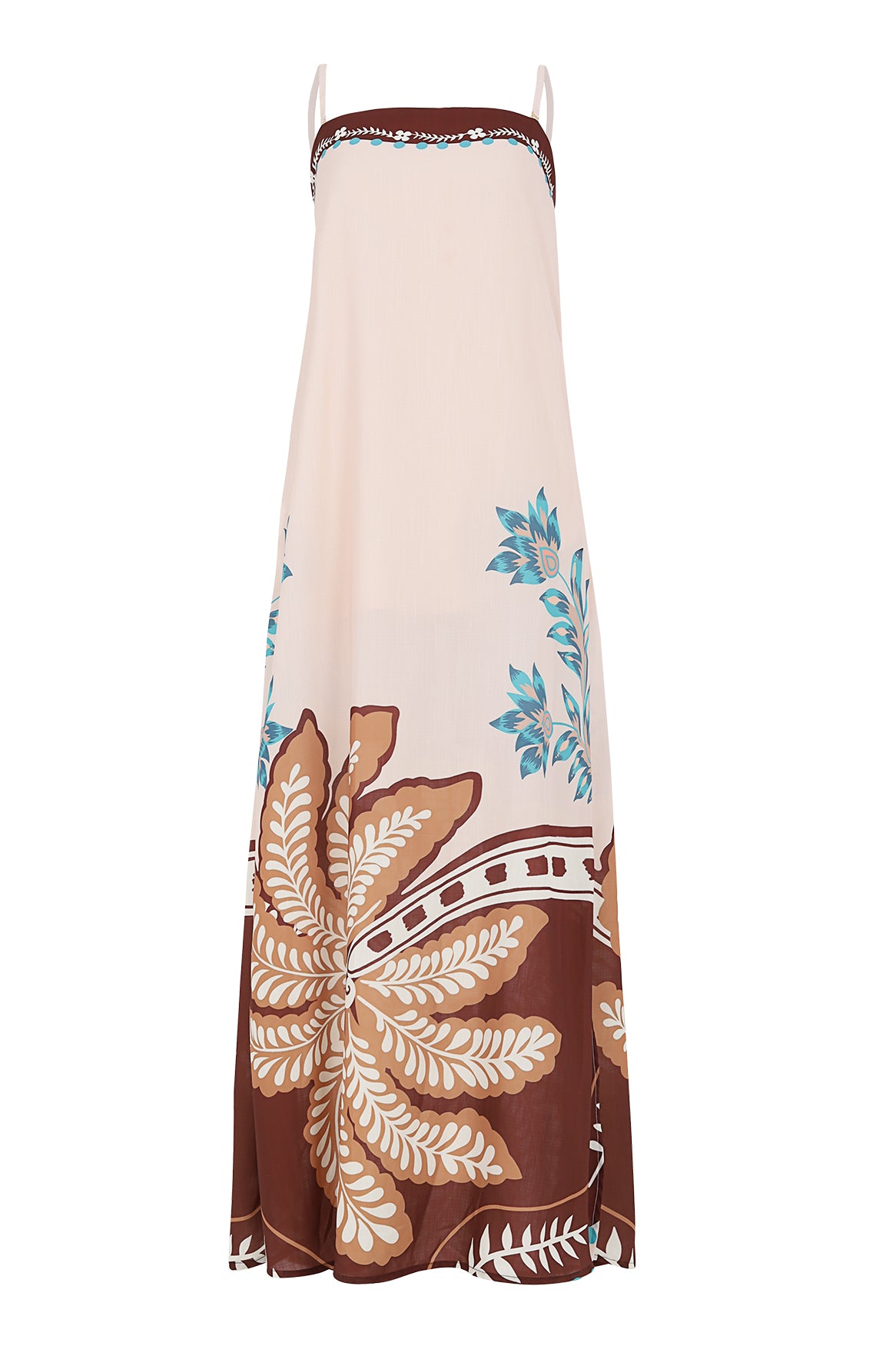 VESTIDO CELESTE FIORENTINA
