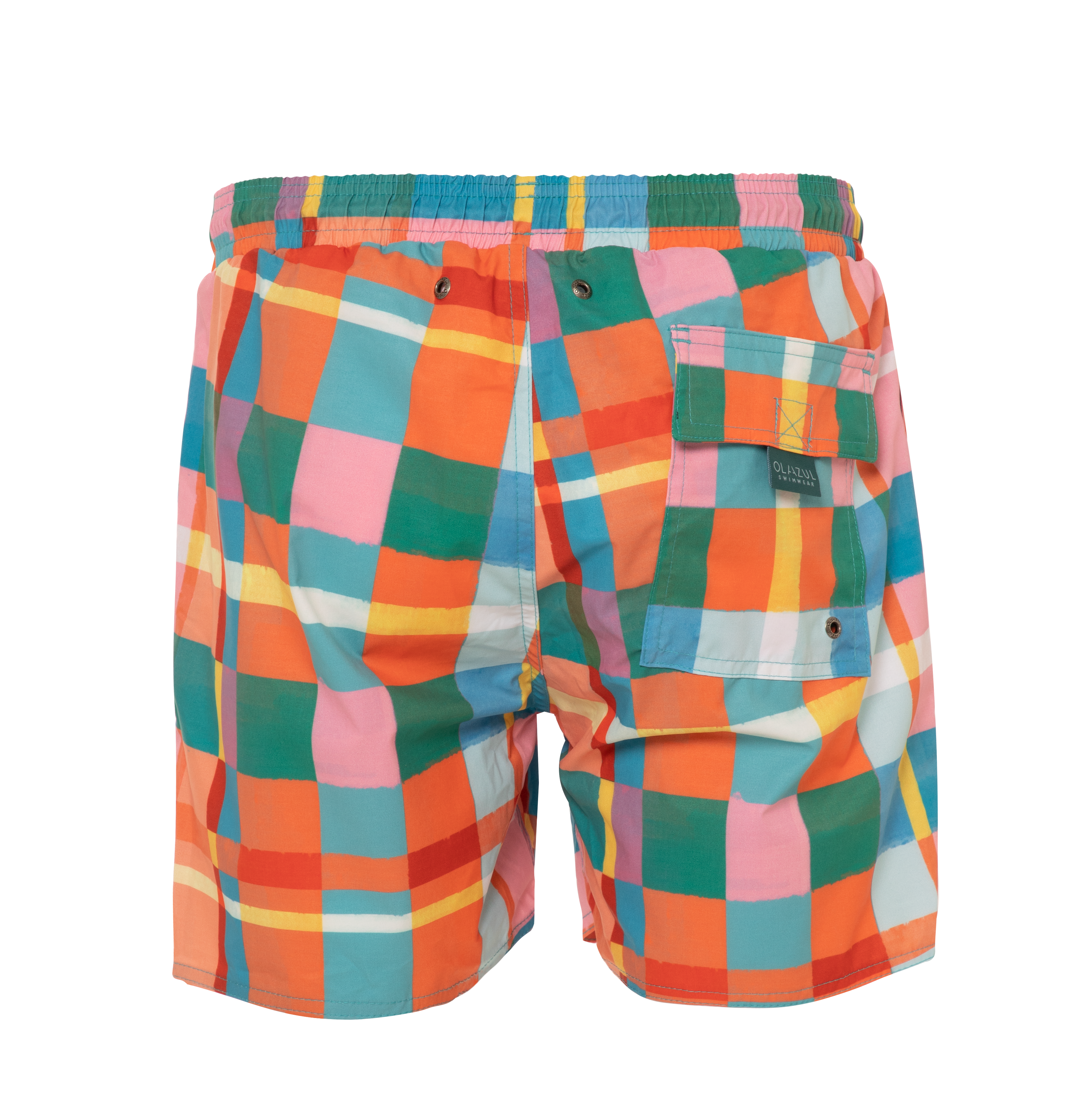 LEO BLOCK SWIM TRUNKS