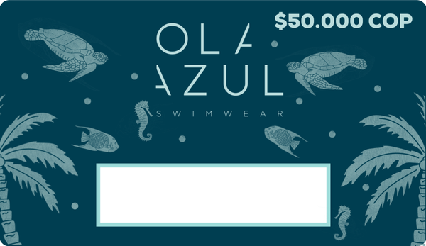 Gift Card Ola Azul Swimwear $50.000 COP