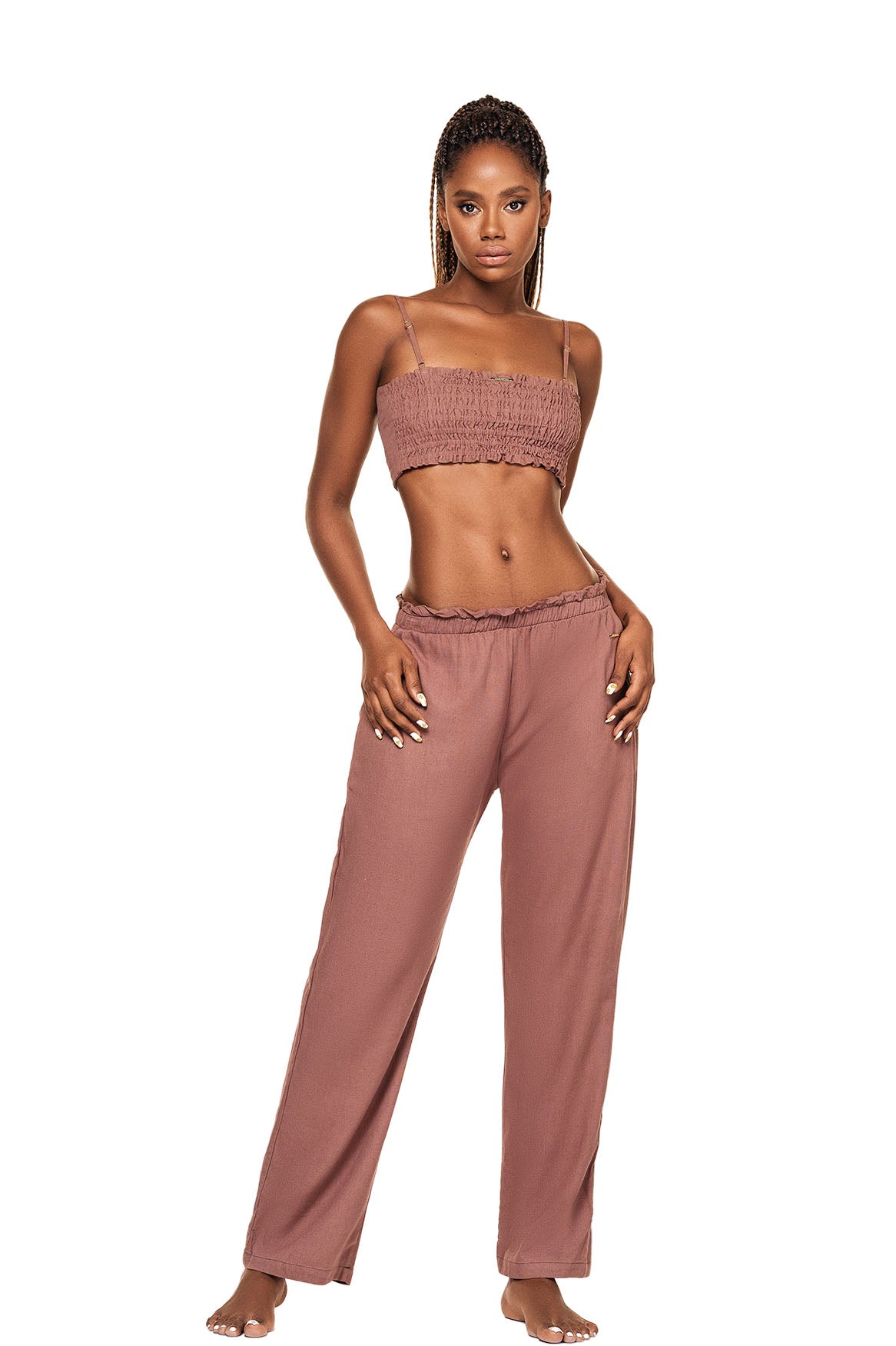 CROP TOP ARIANA BROWN